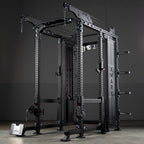 Commercial Power Rack Cable Machine, 440 lbs Total Stack Weight