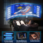 KoziSense 2026 Upgraded A18 3D SL-track Massage Chair - (Black and Brown)