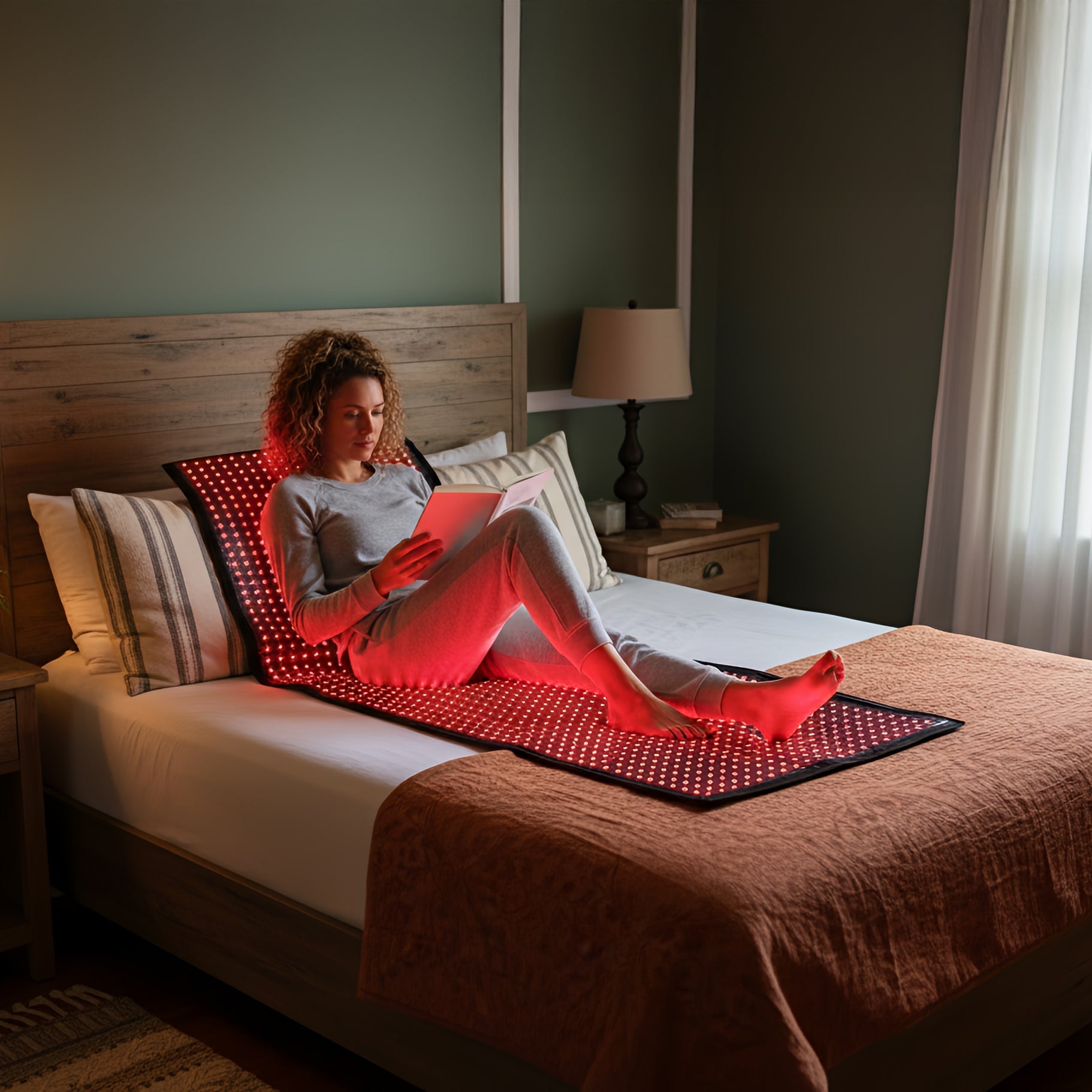EnergyLounger Blanket – Full-Body Red & Infrared Light Therapy Blanket + FREE Travel carry case