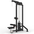 Commercial Lat Pulldown and Low Row Single Stack Functional Trainer