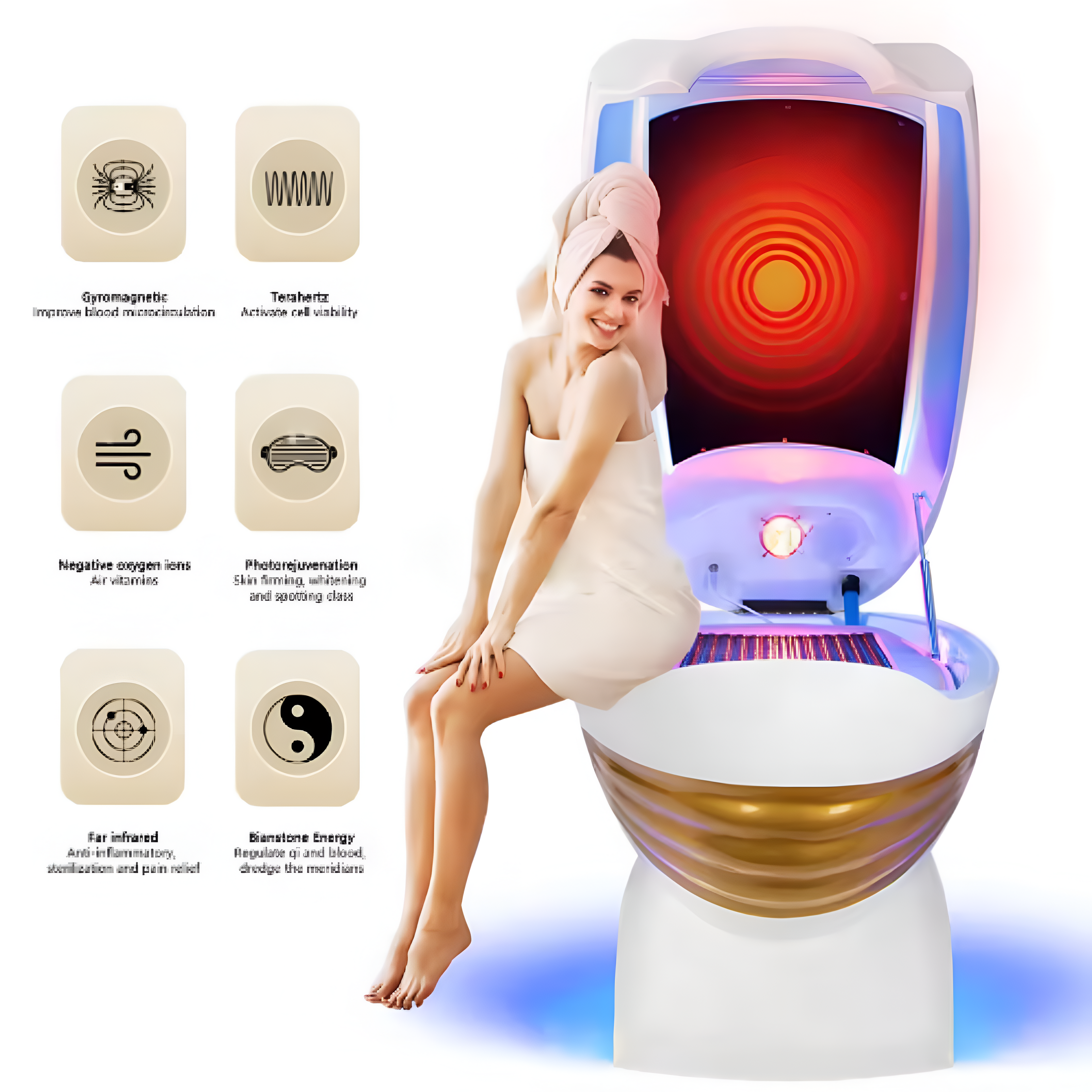 Aurora Lux Gold Sensory Deprivation Pod