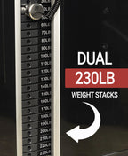 Functional Trainer With Dual 230 lb Weight Stacks
