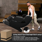 KoziSense 2026 Upgraded A18 3D SL-track Massage Chair - (All Black)
